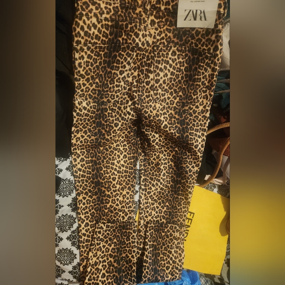 Zara  Cheeta Print Pants